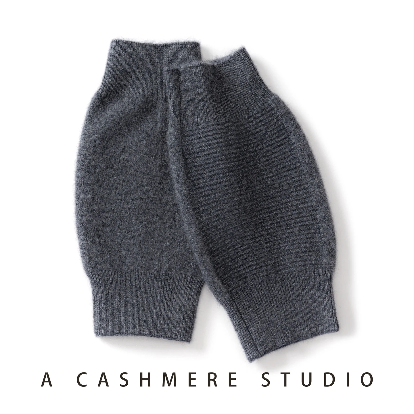 DjzDsm 100% Cashmere 2025 Autumn And Winter New Men's And Women's General Short Thick Windproof And Cold Warm Knit Knee Pads