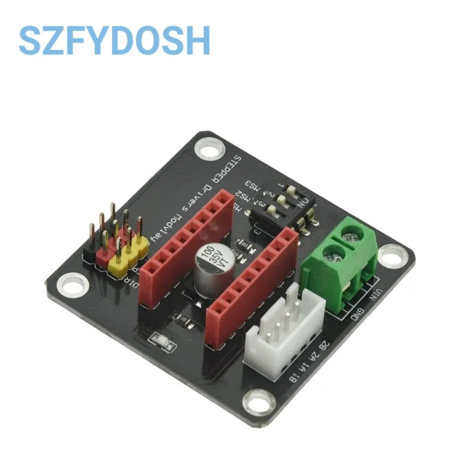 Drv8825 A4988 3d Printer 42 Stepper Motor Driver Controller Uitbreidingsschild Module Voor Arduin R3 Ramps1.4 Dc Motor Drivers