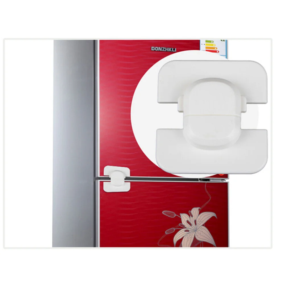 

5Pcs Safety Locks Childproof ABS Material Easy Open Refrigerator Cabinet Drawer Locks Baby Proof Multipurpose Secure Latches