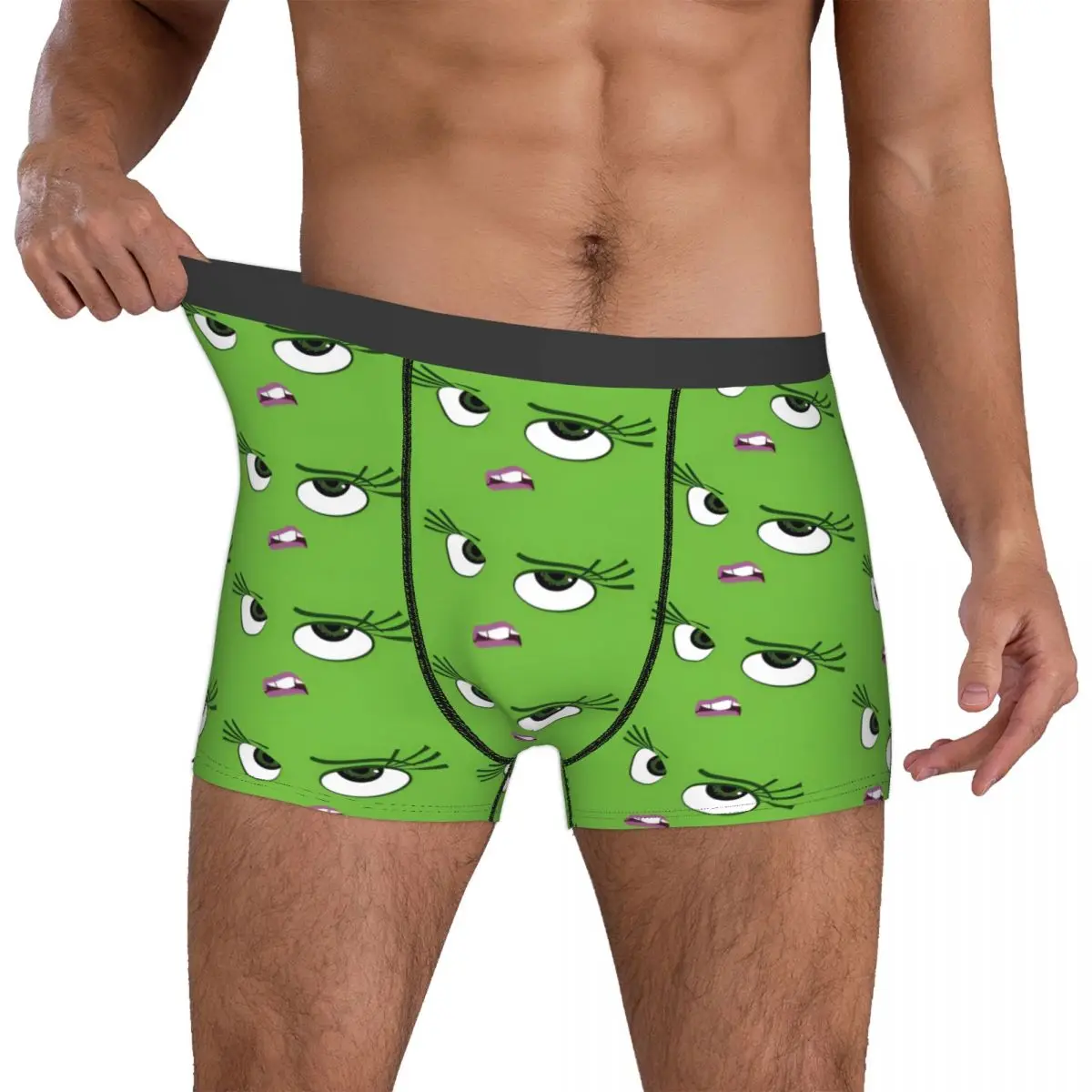 

Custom Insides Anime Outes Underwear Men Stretch Disgust Boxer Briefs Shorts Panties Soft Underpants For Male