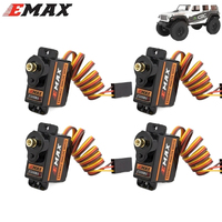 Hot EMAX ES08MAII ES08MD II Metal GEAR Digital 12g Servo up sg90 ES08A ES08MA MG90S TREX 450 Helicopter Airplane Rc Robot
