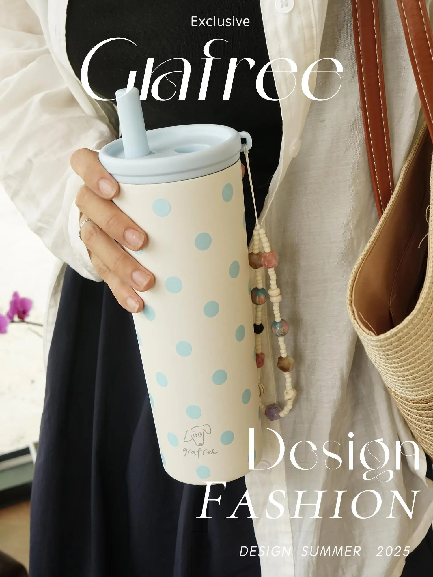 

Термокружка ree Polka Dot Dog, портативная автомобильная кружка для кофе, женская, с высоким эстетическим качеством, изолированная кружка для воды и кофе