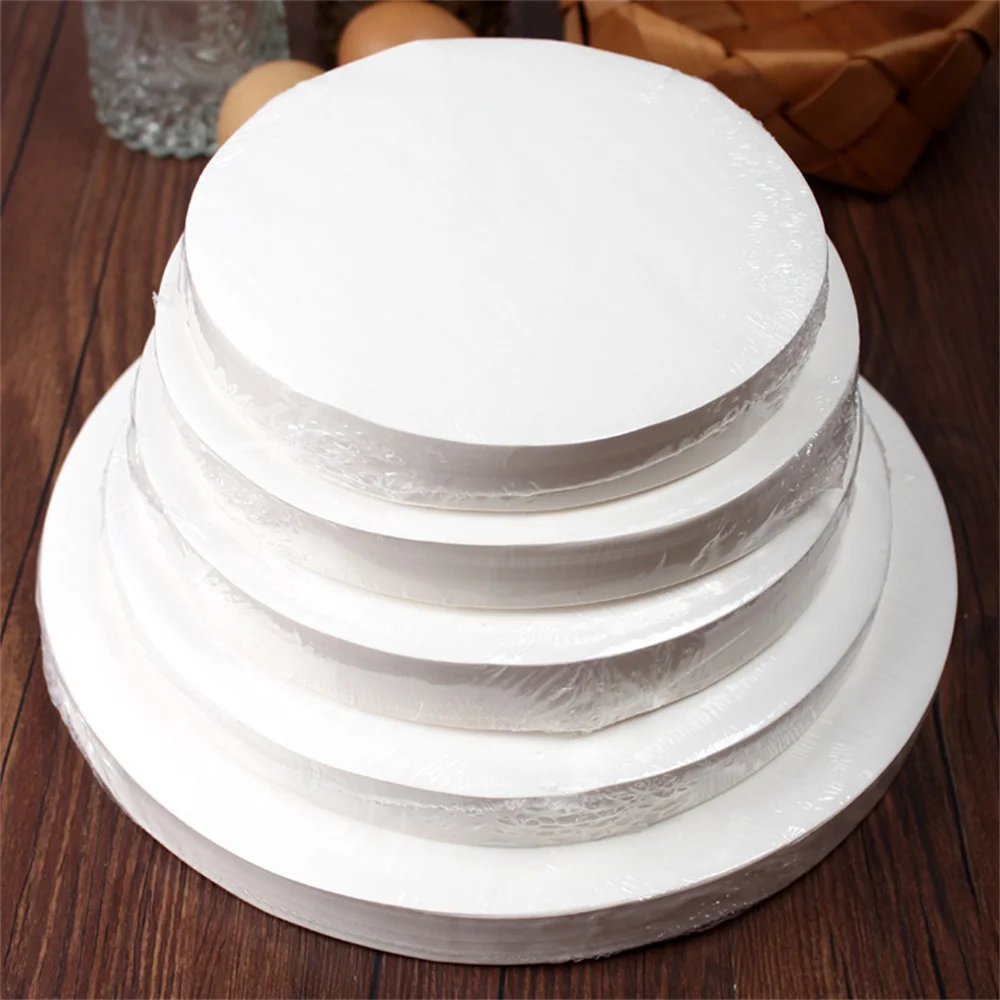 Baking Paper Round Tray High Temperature Resistance Food Grade Silicone Paper Vegetable Silicone Oil Uniform Coating Bbq Paper