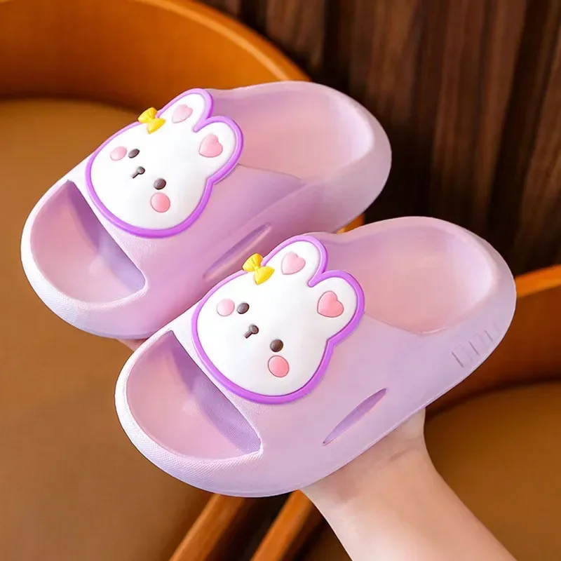 Pantofole per bambini estive simpatico cartone animato Animali modello frutta Pantofole per bambini traspiranti comode antiscivolo morbide per la