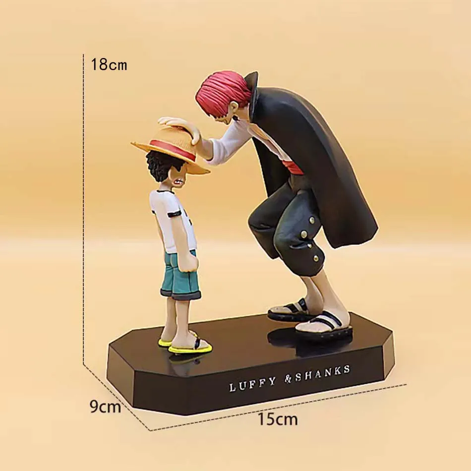 Hot verkocht Een Stuk Luffy Vier Keizers Shanks Strohoed Luffy Action Figure Monkey D Luffy Collection Model Pop Speelgoed