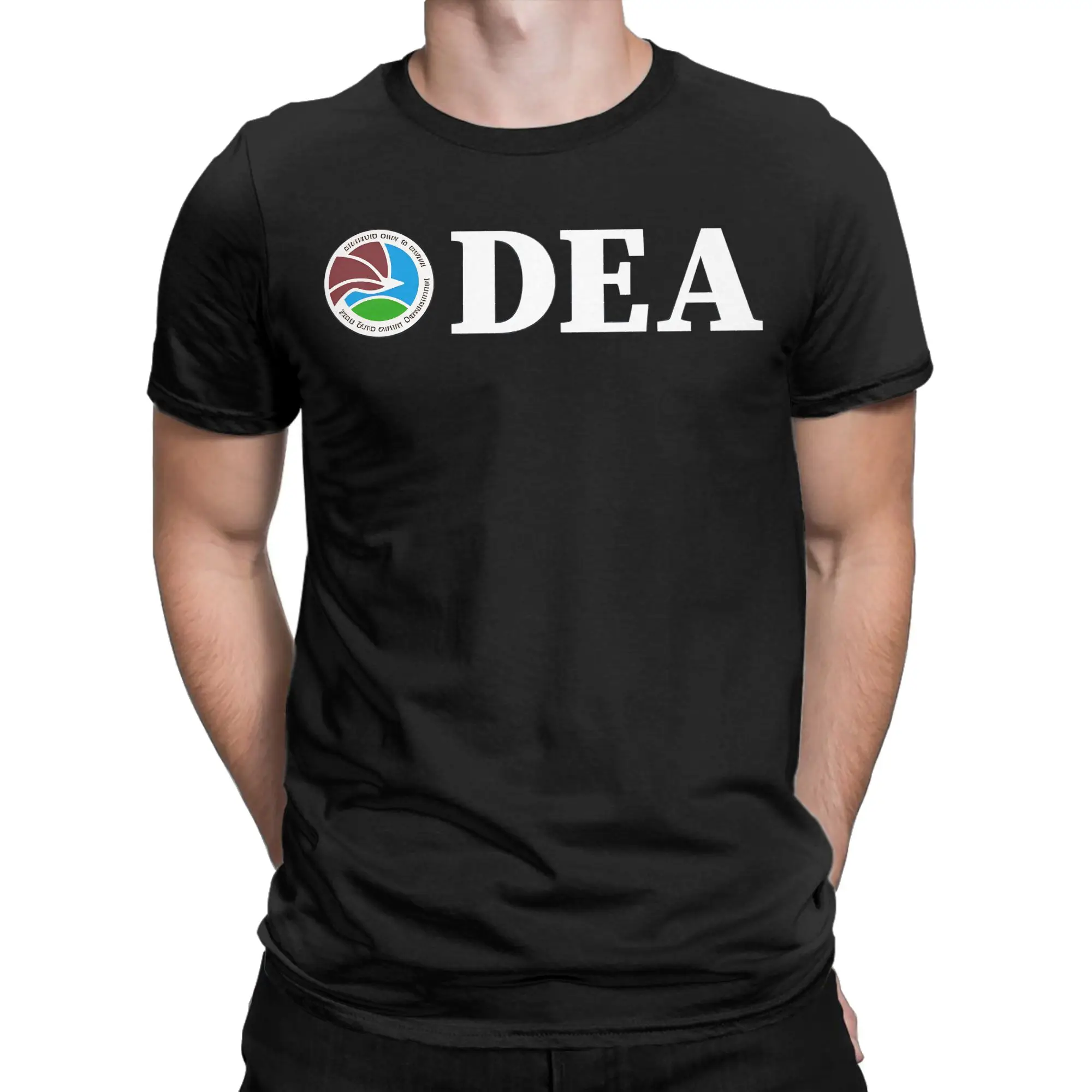 DEA US Federal Interdiction Agency 100 Cotton T Shirt For Man Beach  Y2K Retro T-Shirts Round Neck Tees Oversize Printed Tops