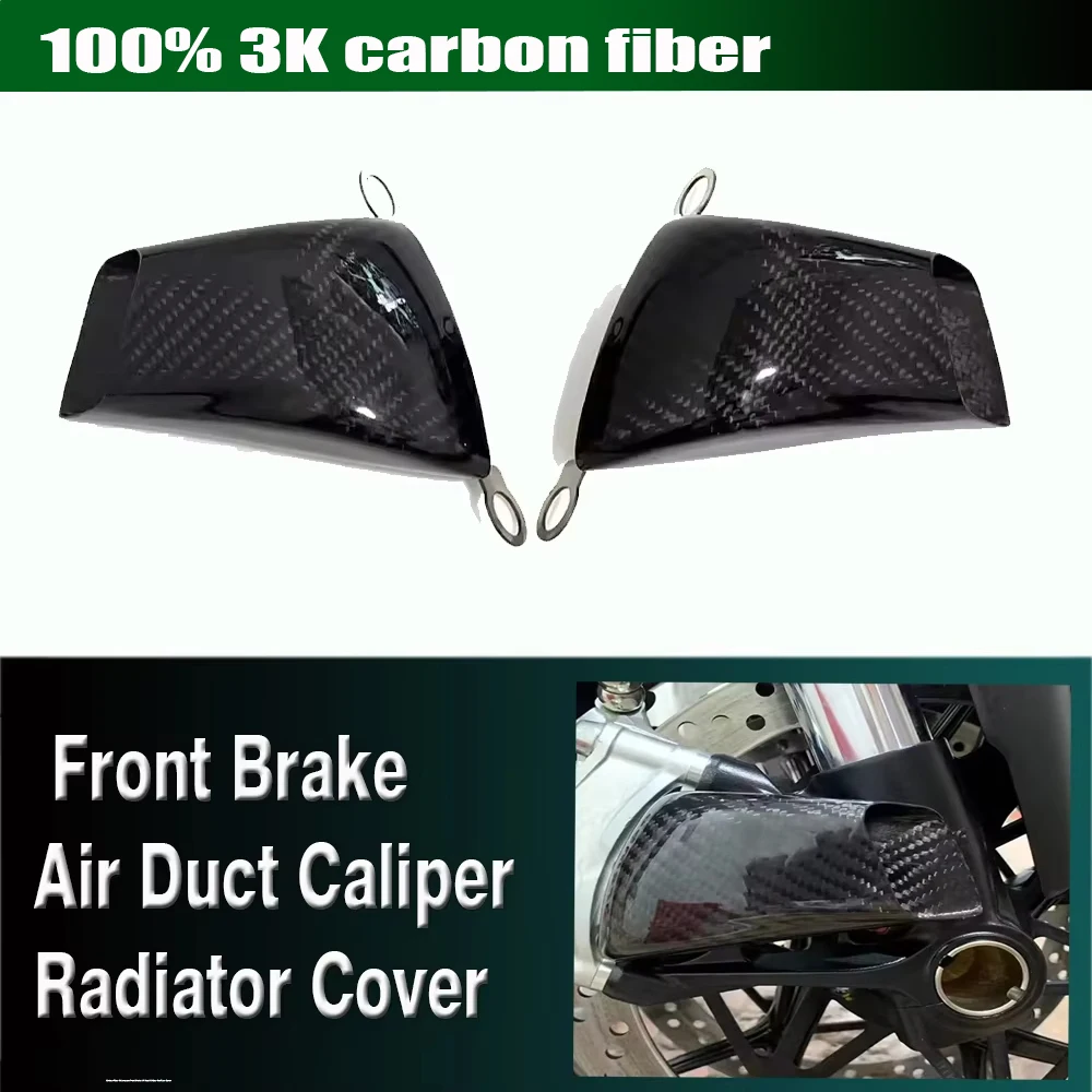 

For YAMAHA YZF- R6 Carbon Fiber Caliper Radiator Cover Air Ducts Brake Cooling Heat Sink For YAMAHA YZF- R6 Accessorie