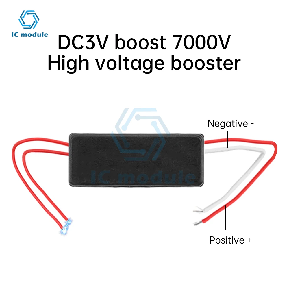 DC-DC 3V to 7KV 7000V Boost Power Module Booster High Voltage Generator Arc for Electric Mosquito Swatter