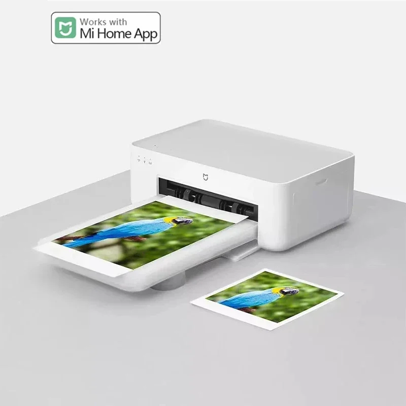 Xiaomi Mijia Impressora Fotográfica 1S Sublimação de Cor de Alta Definição 3/6 Polegada Portátil Papel Fotográfico Portátil Smart APP Impressora Remota