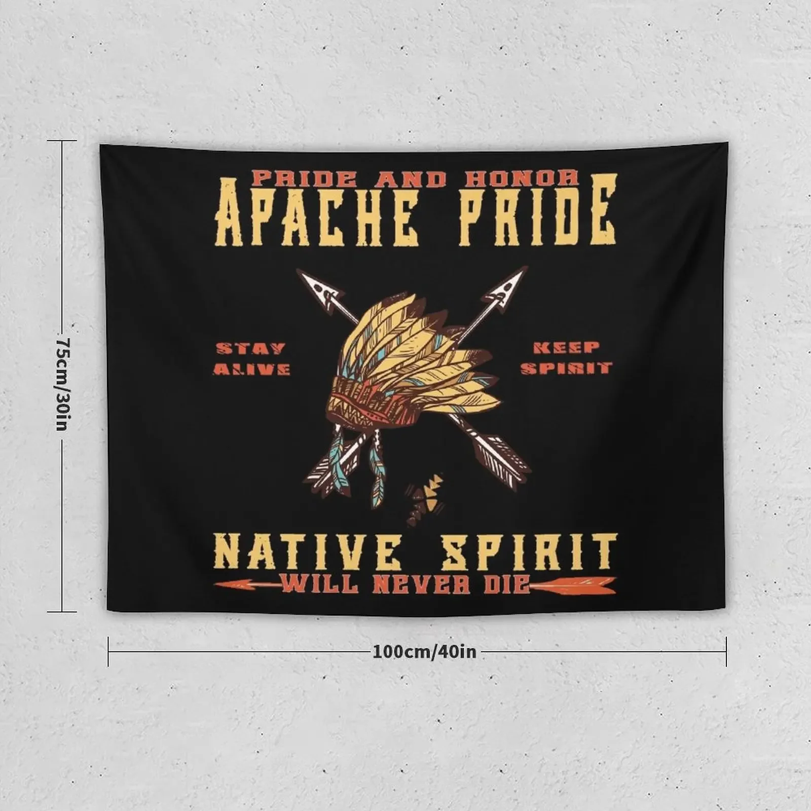 apache pride native spirit Tapestry Wall Mural Wall Decorations Decor Home Decoration Pictures Room Wall Tapestry