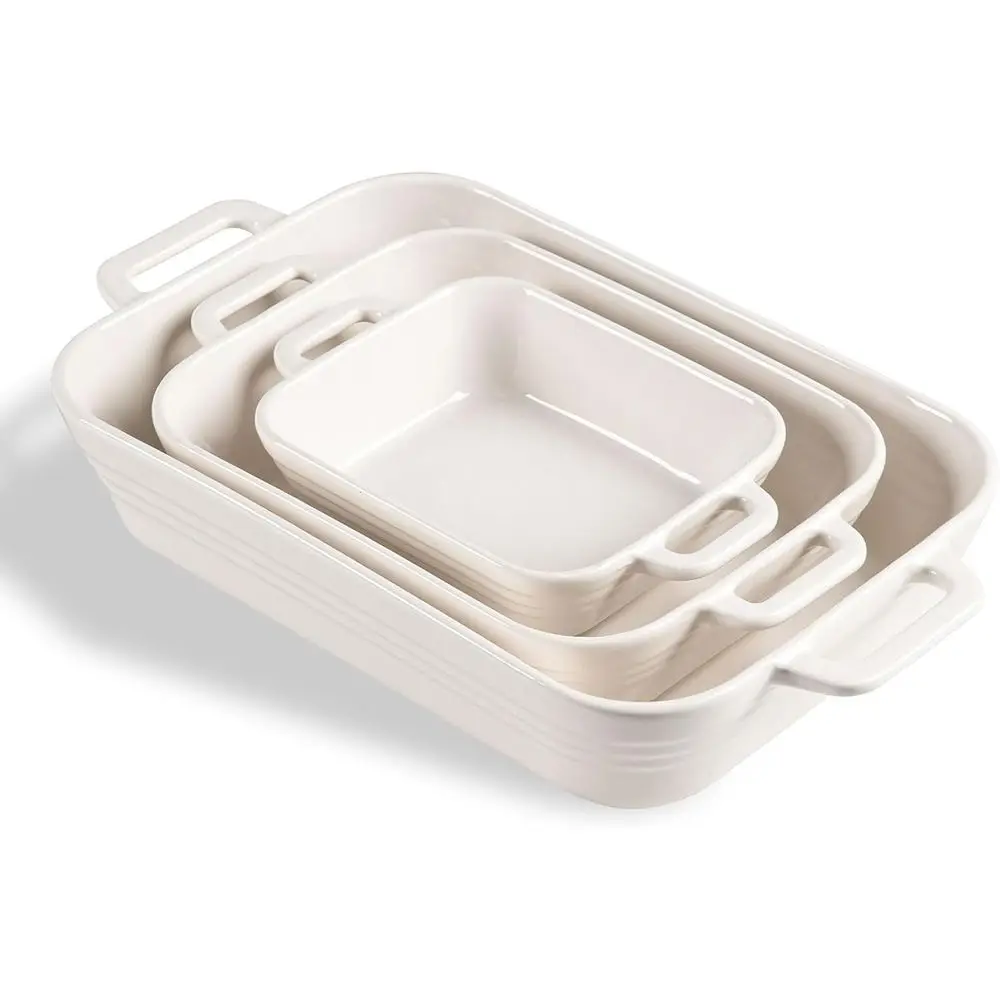 

Набор форм для запекания 9x13 дюймов, для приготовления пищи, тортов, банкетов, повседневного использования, фарфоровая форма для лазаньи, глубокая форма для выпечки