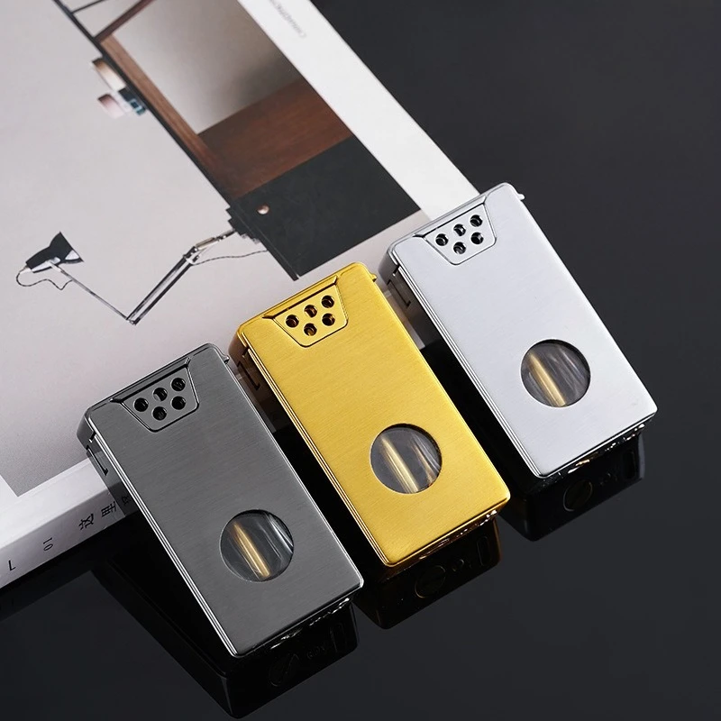 Voice Controlled Intelligent Hybrid High-tech Lighter with Oil and Electricity Induction Ignition Lighter Cigarette Accessories