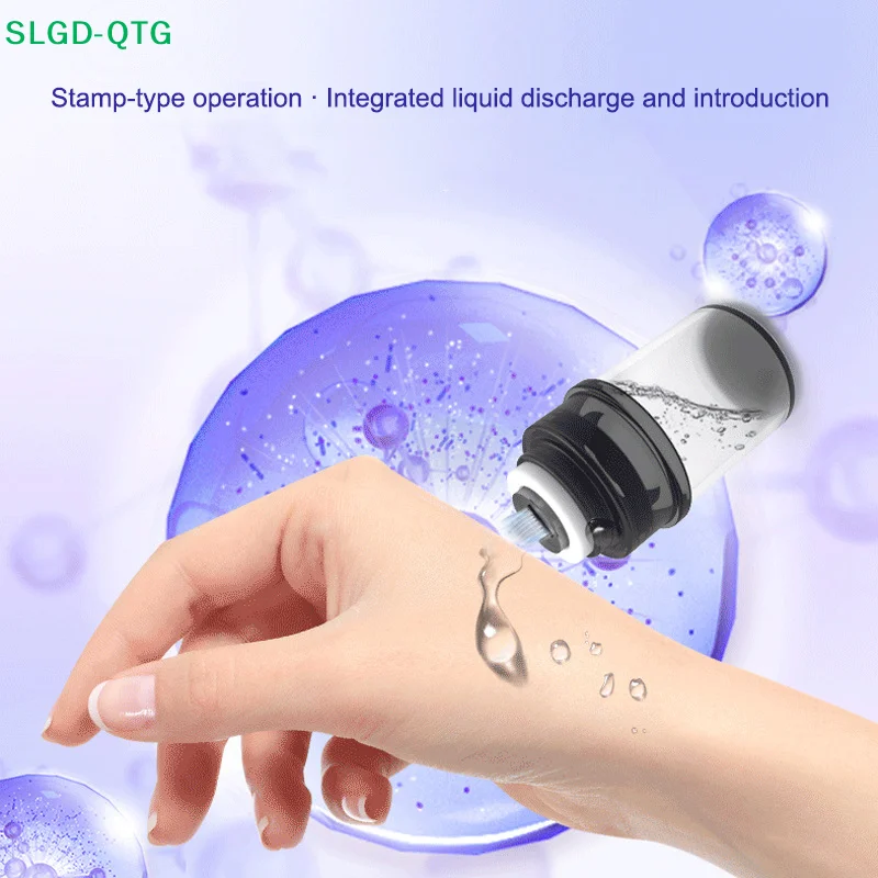 NEW NEW Microneedle Serum Applicator Round Nano 6D Silicone Stamp 0.05mm Serum Applicator Introducer Beauty Skin Care Tool