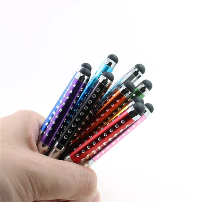 1 Pcs แบบพกพา Stylus Touch Screen Pen สำหรับโทรศัพท์มือถือสมาร์ทแท็บเล็ต Android Samsung โลหะ3-Section styluses