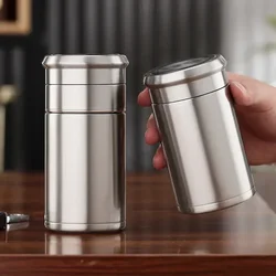 Tea Water Separation Cup High Configuration Home 316 Stainless Steel Water Cup New Portable Travel Thermos Mug with Tea Strainer