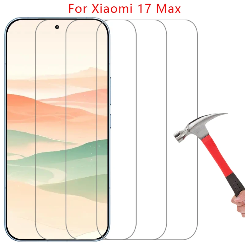 Film de protection en verre trempé pour Xiaomi 17 Max, protecteur d'écran pour Xiaomi 17, Mi 17 Max, Xiaomi 17 Max 5G, film Xiaomi, Xaomi, Xiami, Xioami