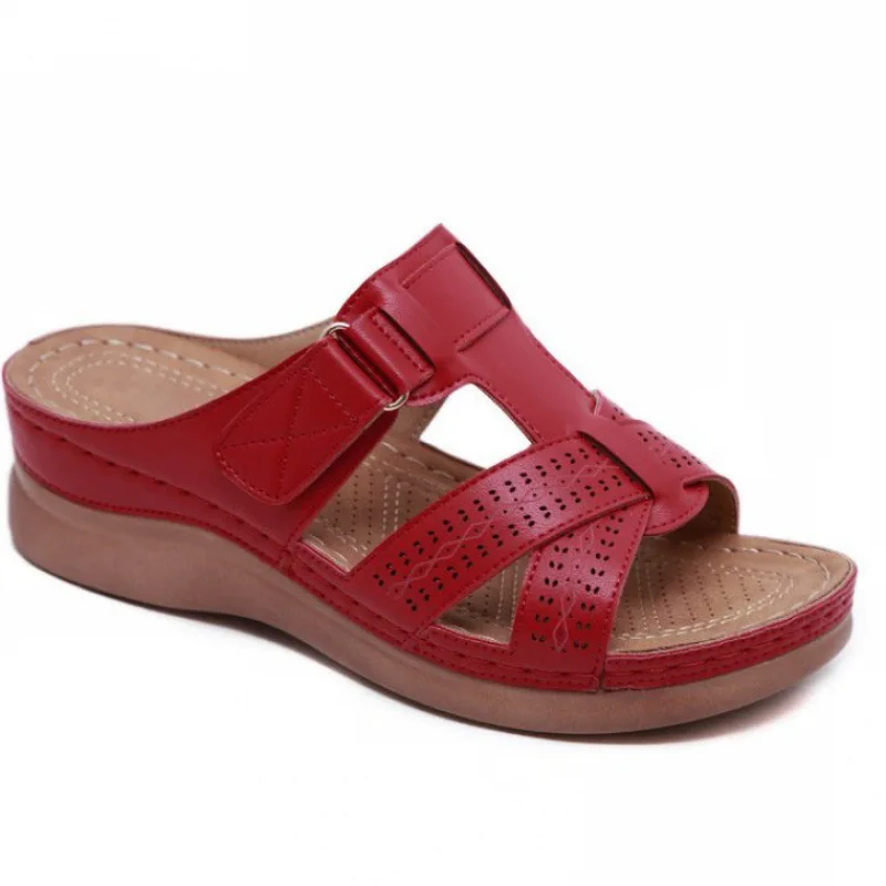 New Summer Women Wedge Sandals Premium Orthopedic Open Toe Sandals Vintage Anti-slip Casual Female Platform Retro Shoes.