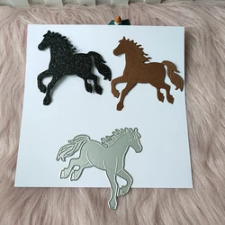 New Horses Steed metal cutting die mould scrapbook decoration embossed photo album decoration card making DIY handicrafts