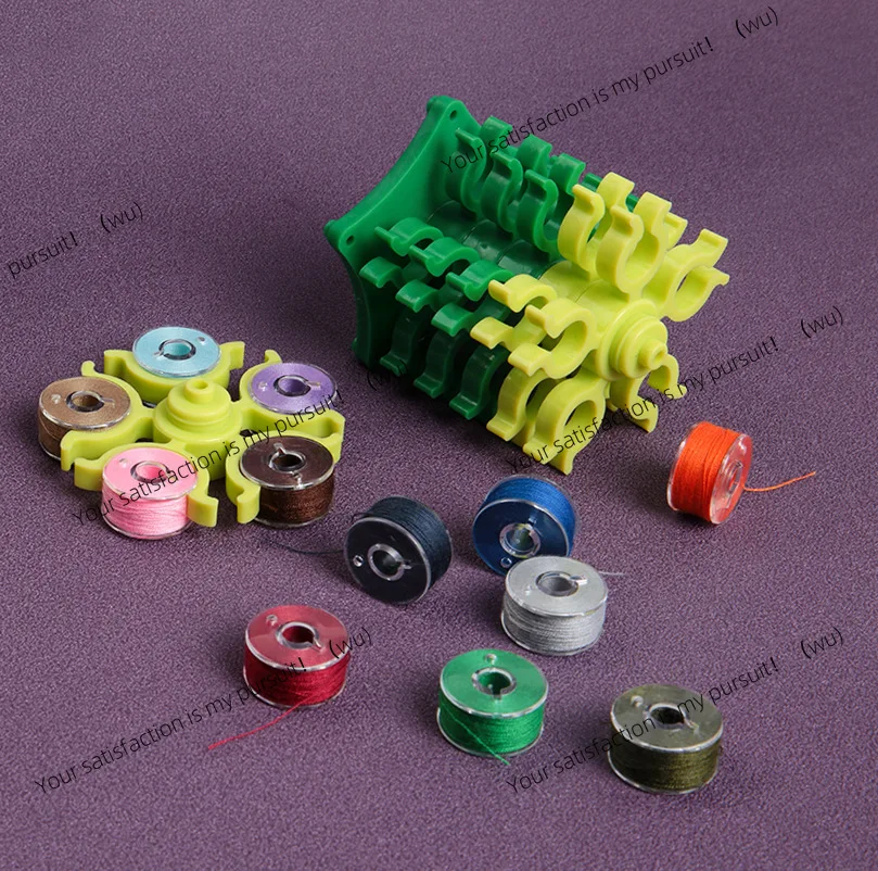 Advanced Sewing Spool Tower Storage Clip Holder for 30 Spool, Plastic Clip Organizer, Sewing Machine DIY Embroidery Tools