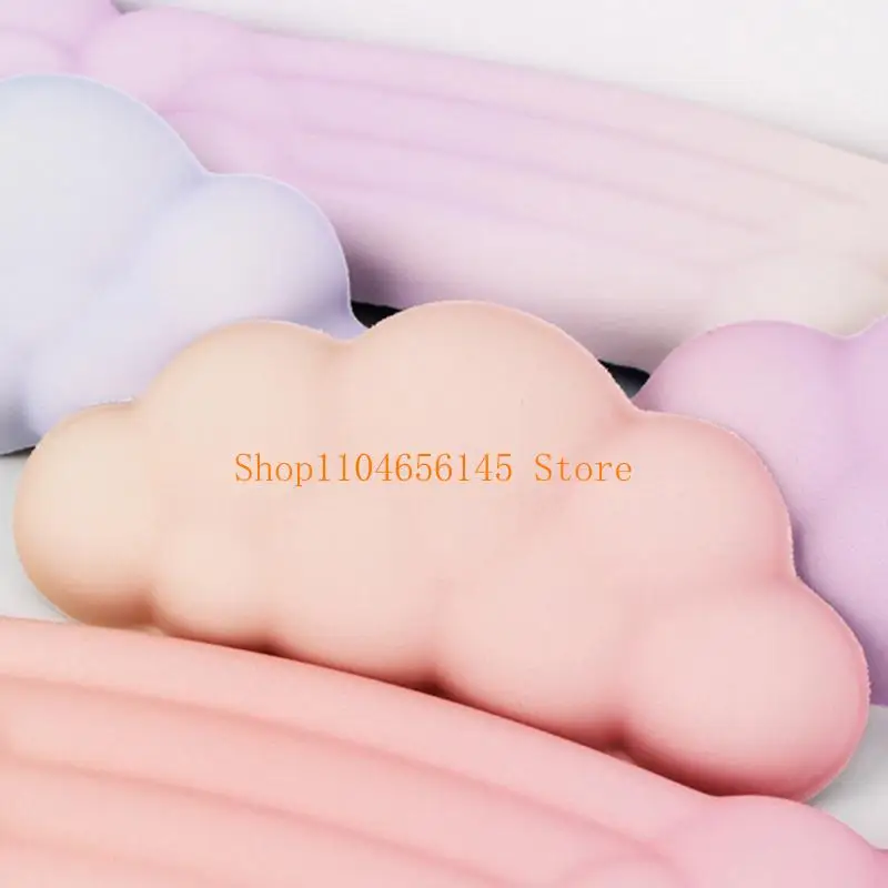 

5asd Cloud Keyboard Mouse Wrist Pad Typing Wrist Support Hand Wrist Mat Memory Foam Silicone Rest Pads