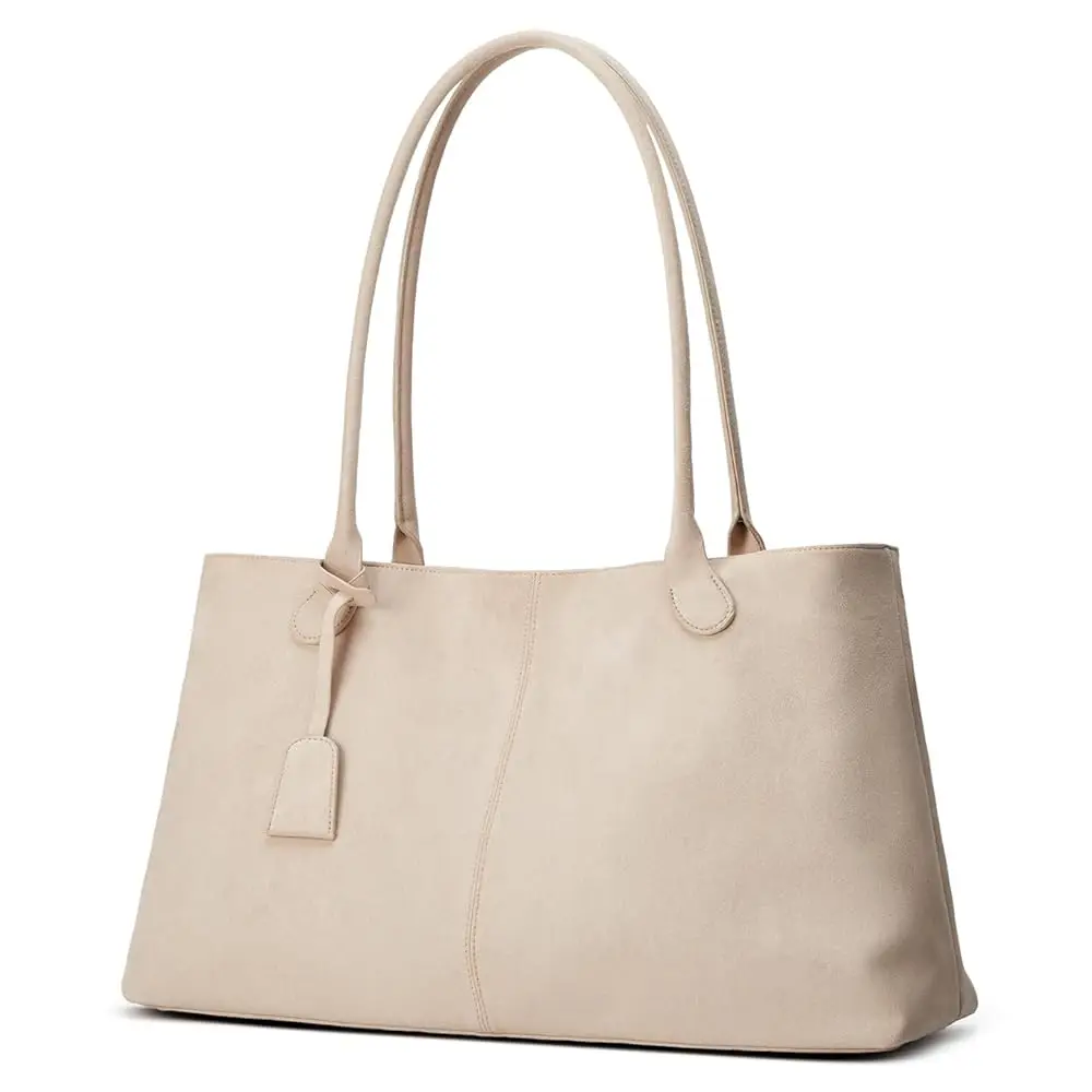 

Женская замшевая сумка через плечо в стиле ретро, вместительная сумка-хобо, сумка-тоут, сумка-сэтчел