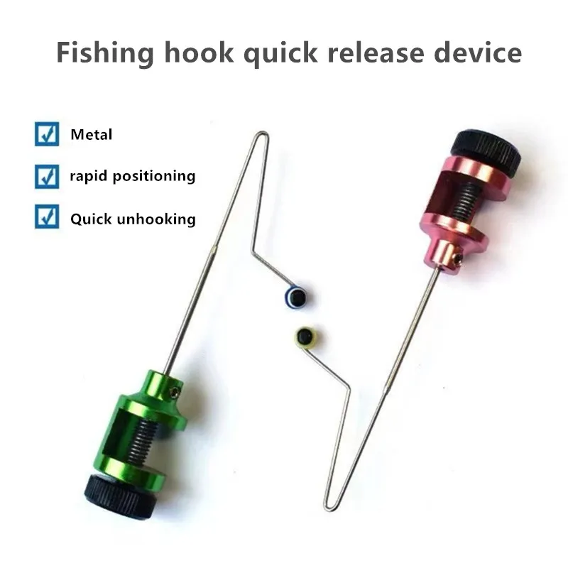 Metall Angelhaken Entferner Multifunktionale Karausche Karpfen Pin Fisch Haken Schnell Release Gerät Edelstahl Angelhaken Entferner
