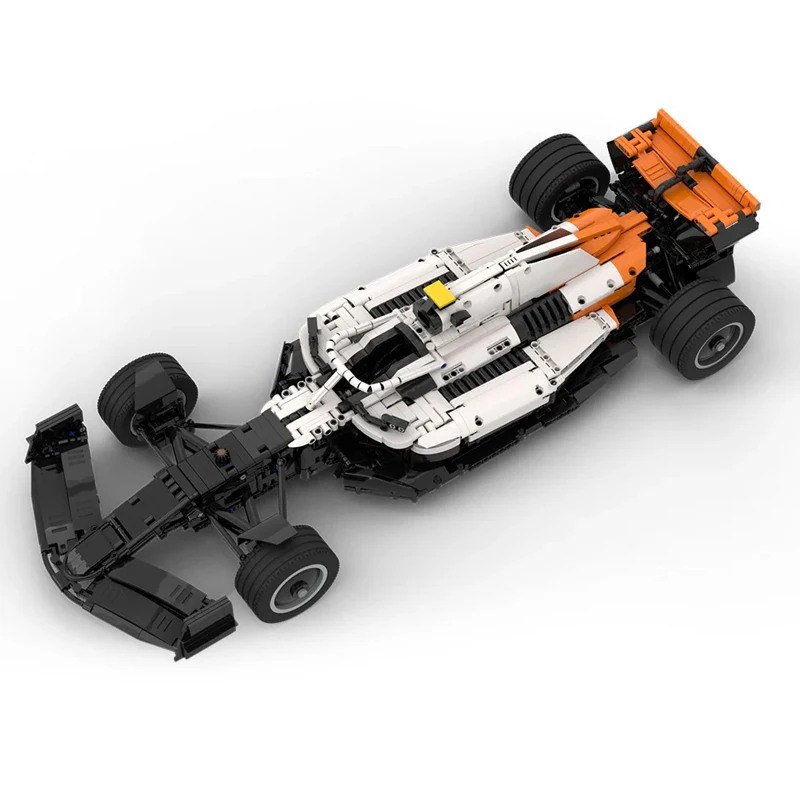 New MOC-148597 SuperMCL60 Monaco 2023 Livery 1:8 Scale Race Car Model Buiding Kit Creators Block Bricks Kids Toys Birthday Gifts