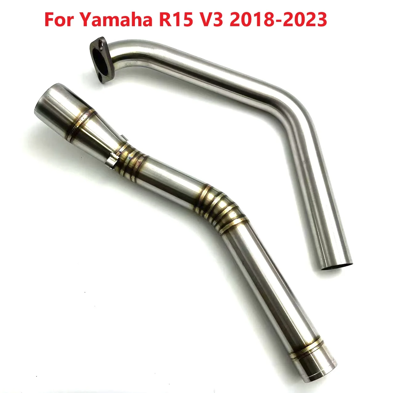 

Мотоциклетная полная выхлопная система, глушитель, выхлопная труба для Yamaha MT-15 V1 V2 08-17 V3 YZF-R15 R125 MT125 18-23