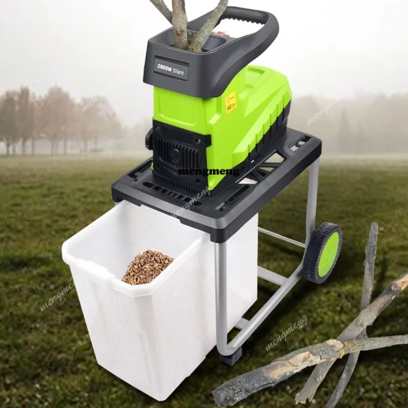 

Electric branch crusher Small household fruit garden branch crusher High power wood crusher