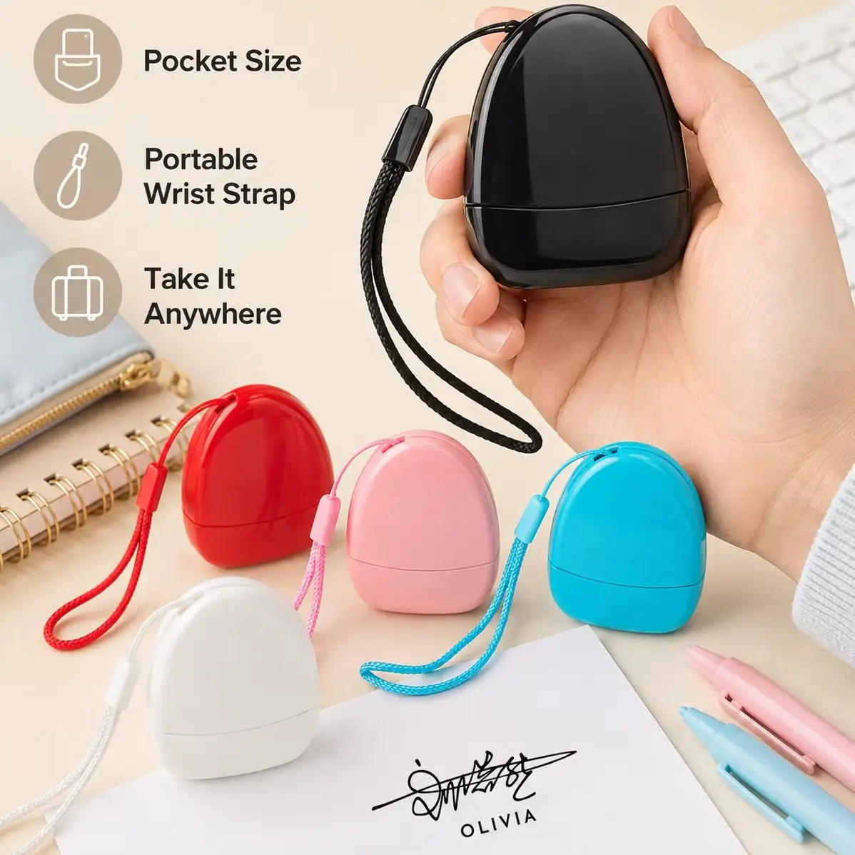 Customized signature name stamps, personalized waterproof stamps for clothing, and personalized mud gold stamps for men andwomen