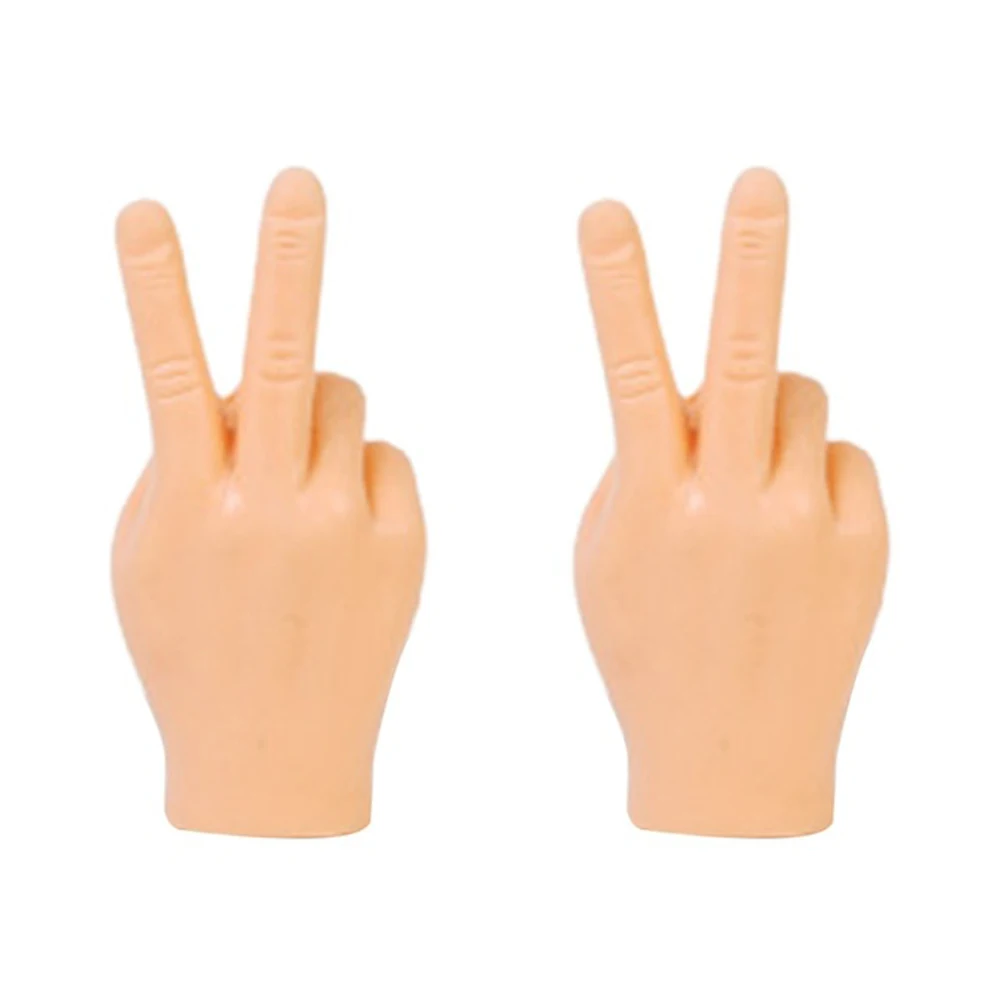 1 Paar Kleine Vingerhanden Grappige Vingerfidget Kleine Handpalm Tease Kat Huisdierenfeest Halloween Cosplay Rekwisieten Nieuwigheid Speelgoed