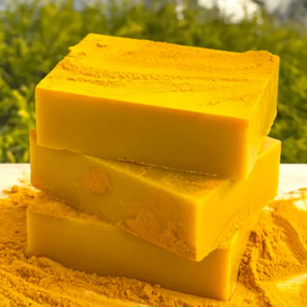 Lemon Turmeric Kojic Acid Ginger Natural Handmade Soap Bathing Face Deep Cleansing Oil Control Blackhead Removal Moisturizing