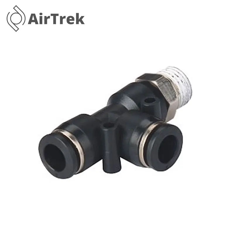 1/10/20 PCS PD Series Pneumatic Air Connector Fitting Thread M5 1/8 1/4 3/8 1/2, Push-In OD 4/6/8/10mm for Air Hoses