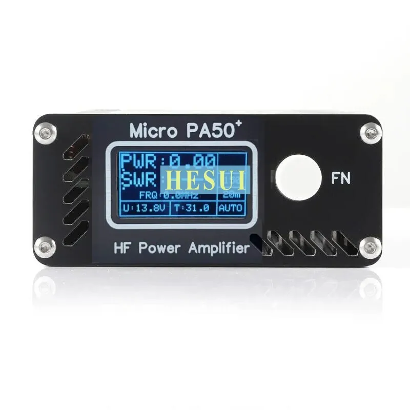 Microwave RF Micro PA50+50W 3.5MHz-28.5MHz Shortwave high frequency wave HF Power Amplifier SWR Meter LPF Filter autotransceive