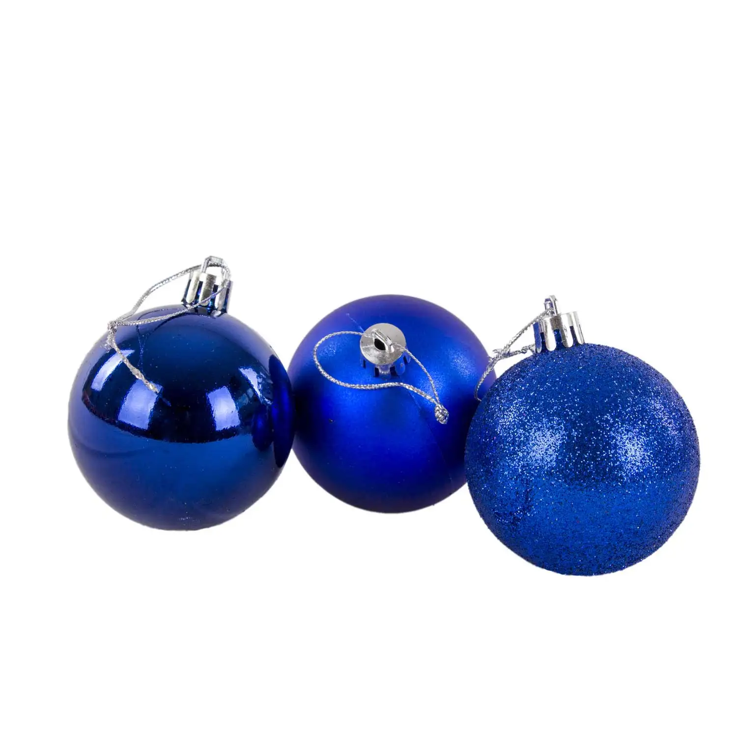 Euro Flora christmas ball dark blue 6 Cm 12 pack