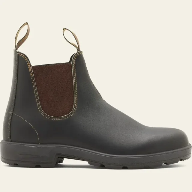 Slip-On Unisex Chelsea Boots Retro Couple Shoes Men Ankle Boots Women Cowboy Single Boots Mens Plus Size 35-49 Boot Men Shoes