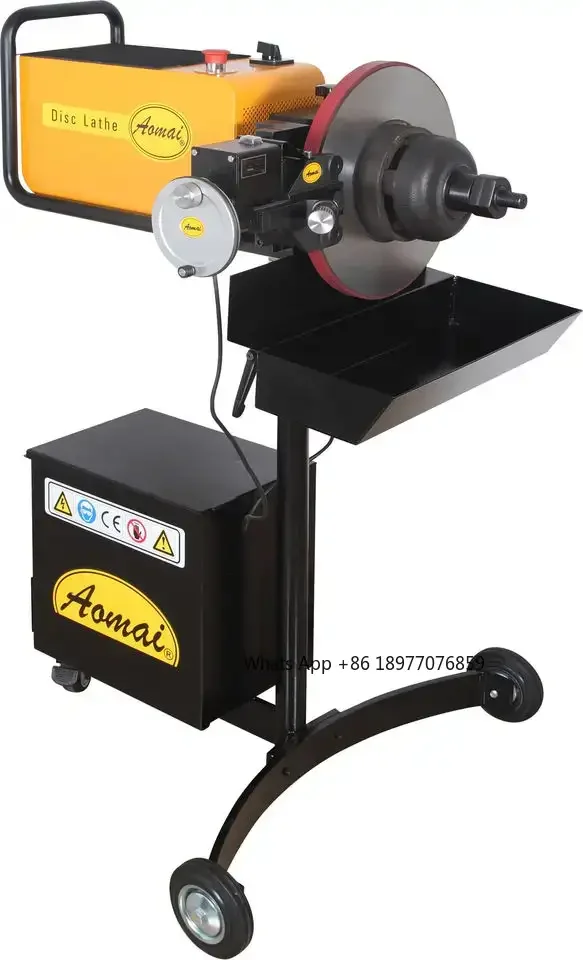 Brake Disc Skimming Machine AM983 Brake Disc Cutting Machine Dual-Function On&Off Type Brake Disc Grinding Machine