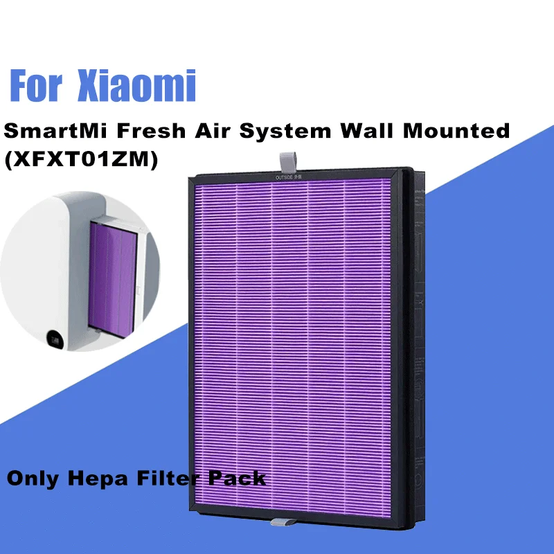 Anti-bacterial Hepa Filter For Xiaomi Smartmi XFXT01ZM Air Purifier 391mm*297mm*70mm