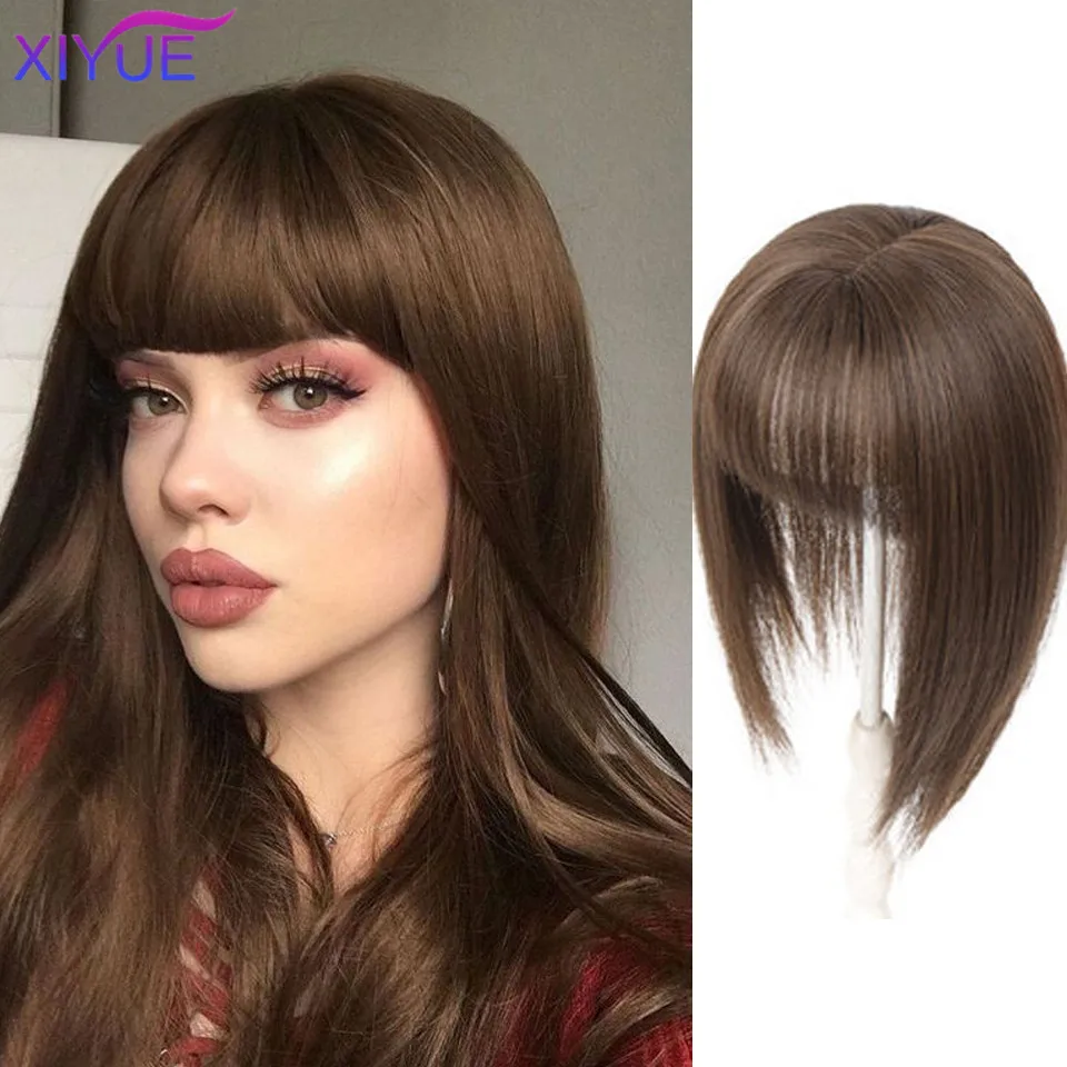 

XIYUE Wig patch for women's top hair patch 3D French bangs naturally fluffy lightweight and traceless block