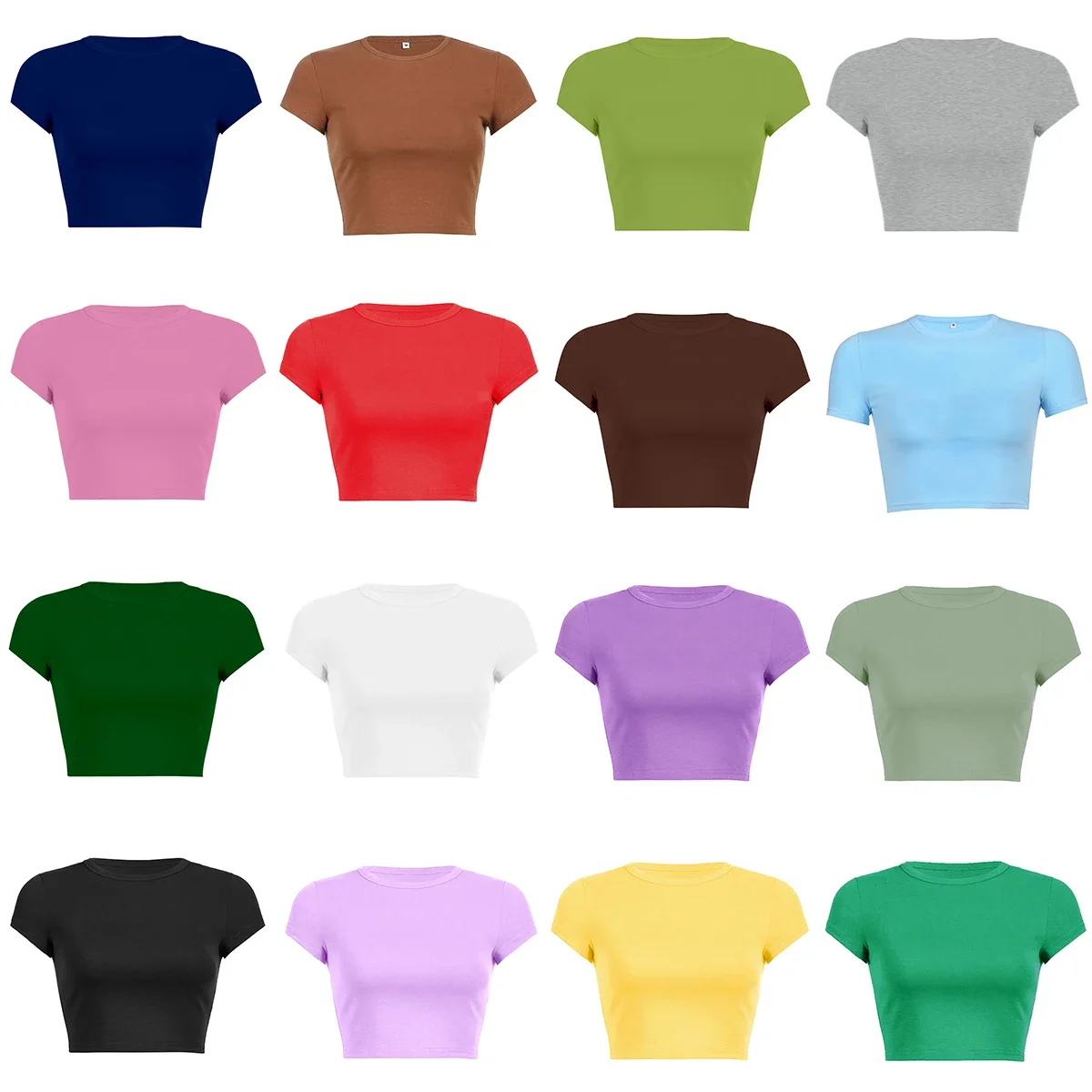 

Винтажная одежда для женщин, однотонный короткий стильный укороченный топ, сексуальные топы Y2k, женские 2024, эстетические женские блузки, лето в стиле Харадзюку