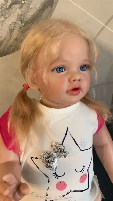 27.5inch Betty Handmade Reborn Doll Kit, Painted Unfinished DIY Blank Doll Accessories, Muñeca Reborn Kit for Art Making