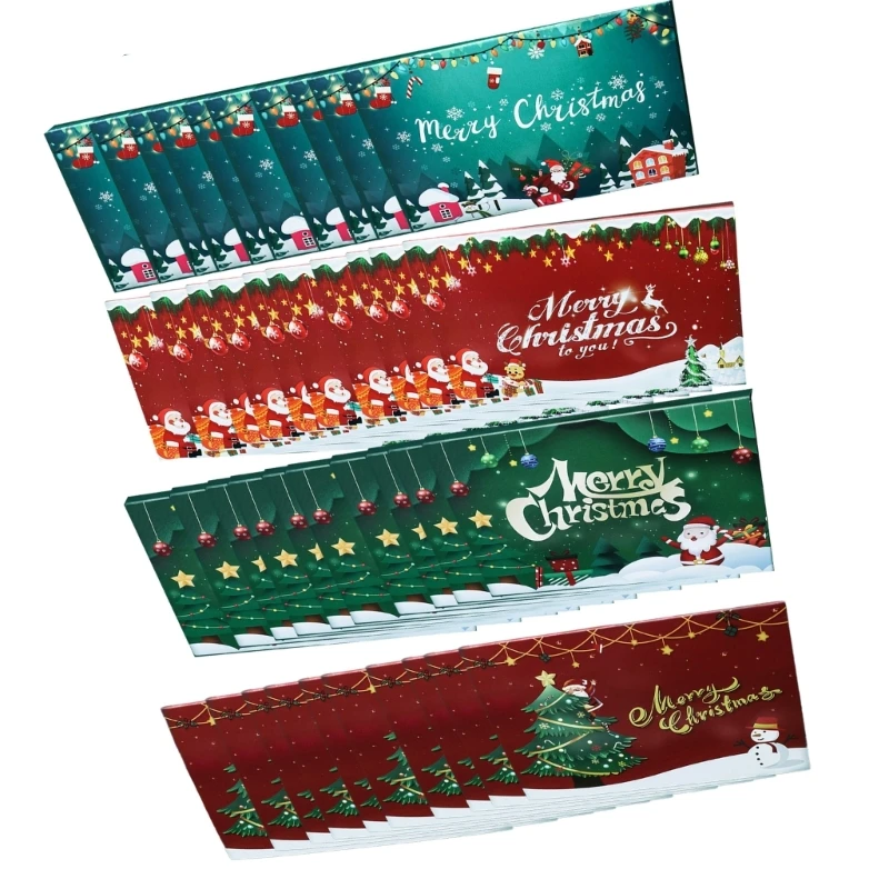 Holiday Christmas Card Collection Festival Greeting Card Assortment with Christmas Theme for Share Holiday Spirits