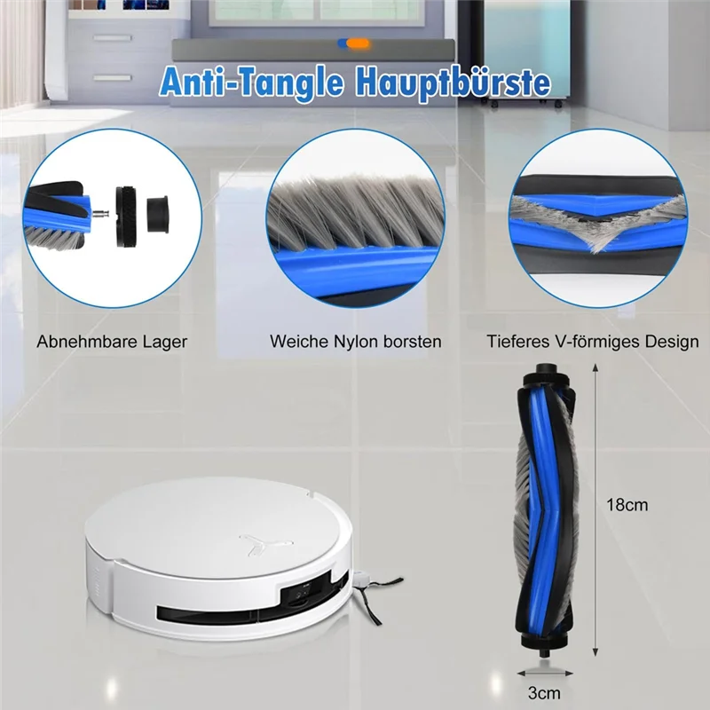 Kit de accesorios A39M para Ecovacs Deebot X8 Pro Omni para Ecovacs Deebot X8 Pro Omni cepillo de vacío