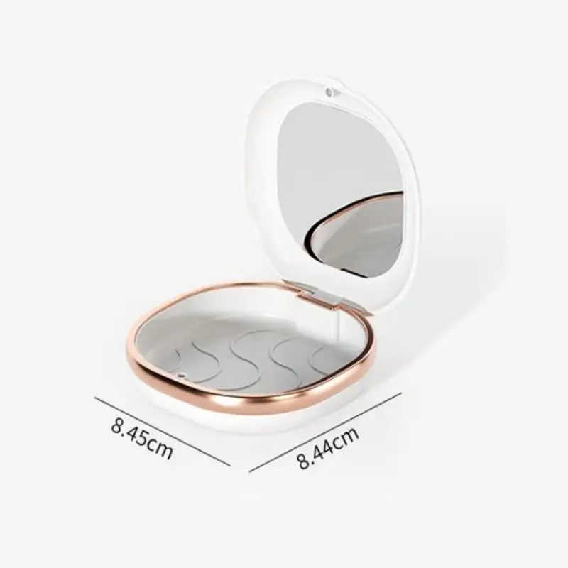 1 Pcs Braces Case With Mirror Dental Retainer Box Case Magnetic Aligner Mouth Guard Container For Teeth Travel False Denture Box