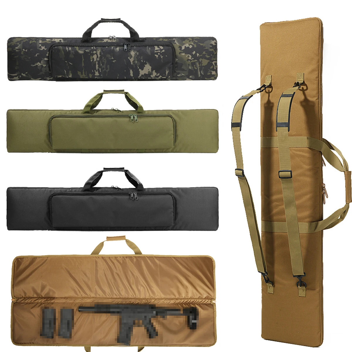 

39/47inch Tactical Rifle Bag Airsoft Shotgun Backpack Outdoor Shooting Safety Protect Transport Gun Bag Hunting Accessories Gear