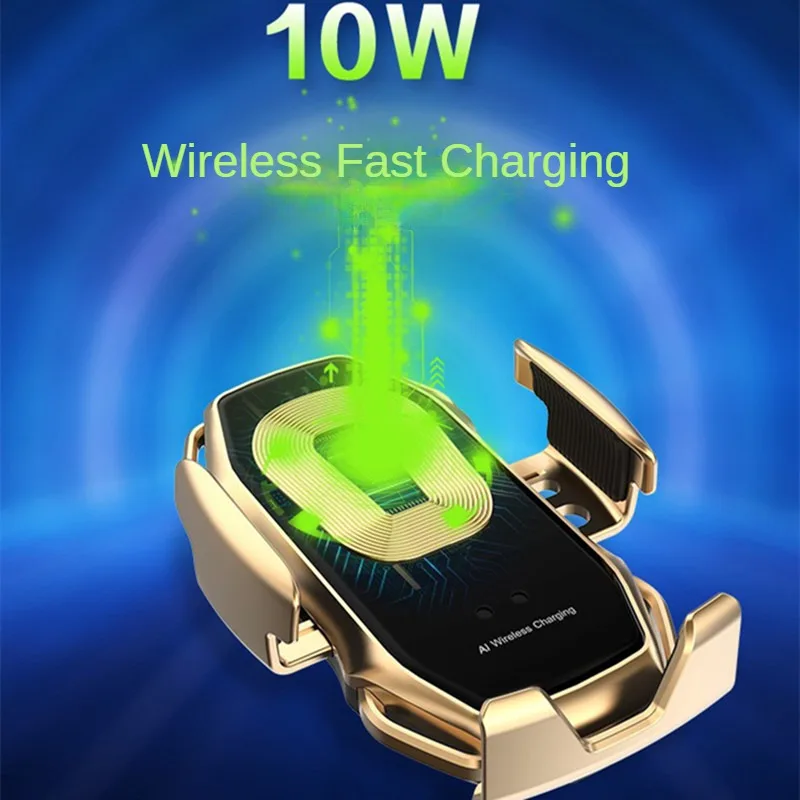 

New Intelligent Infrared Sensing Car Wireless Charging Magic Clip A5 Wireless Fast Charging Charger Car Phone Holder