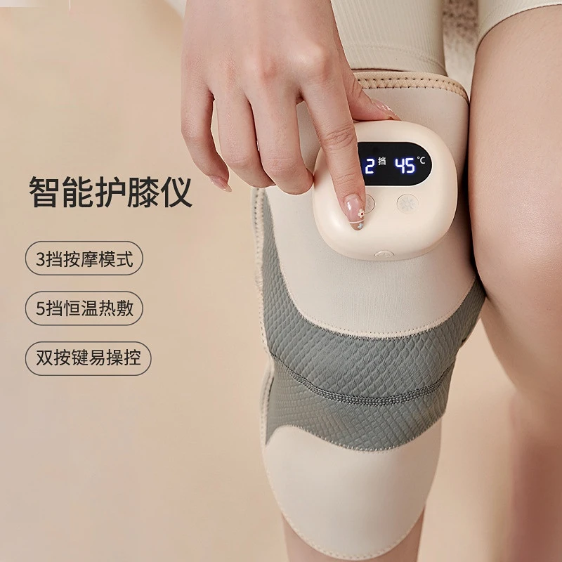 Free Shipping Self-Heating Kneelet Knee Massager Graphene Thermal Elderly Adult Men And Women Physiotherapy Intelligent Holiday