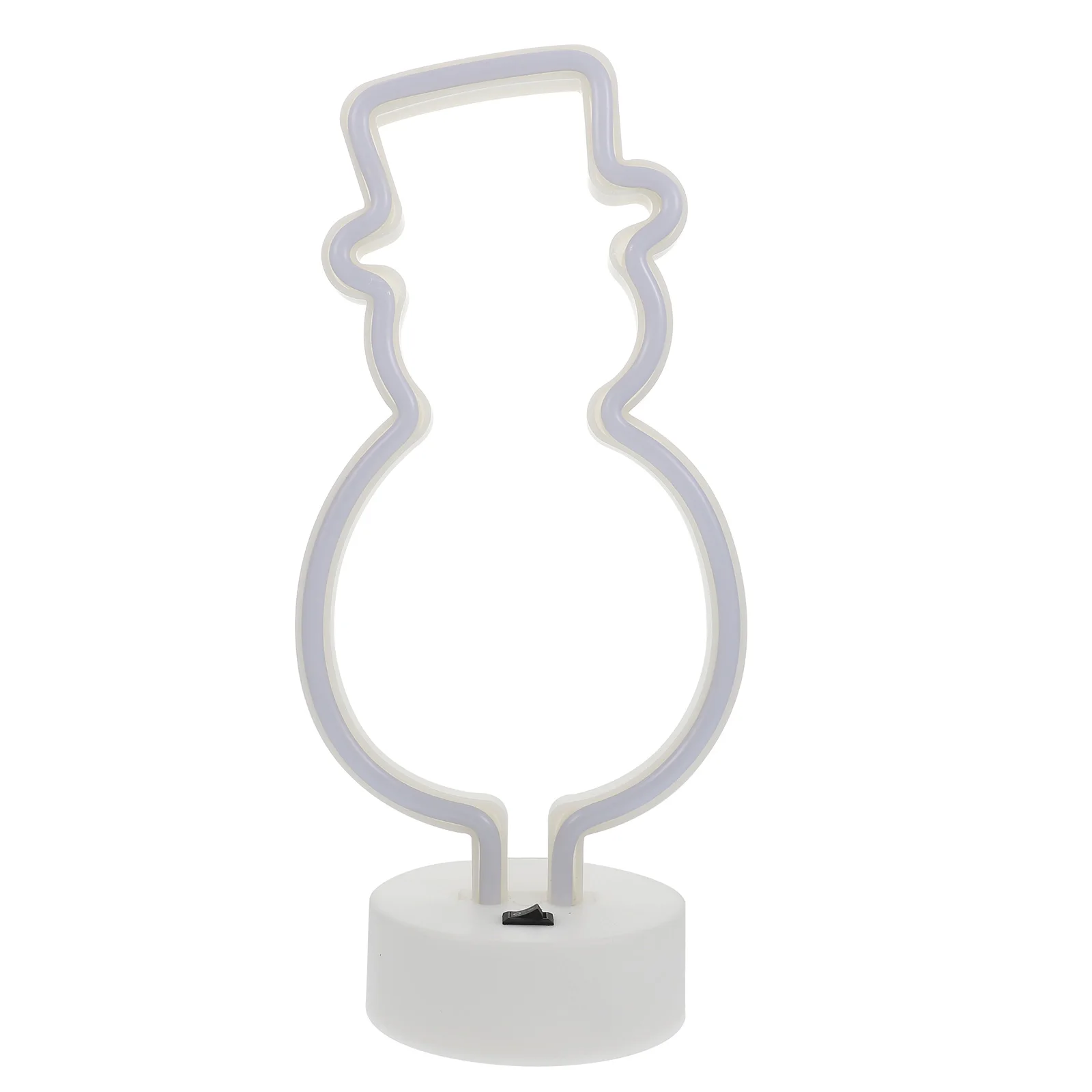 

Christmas Snowman Modeling LED Lamp White Light Decorative Night Xmas Child Bedroom Living Room Study Office Gentle Mild Warm