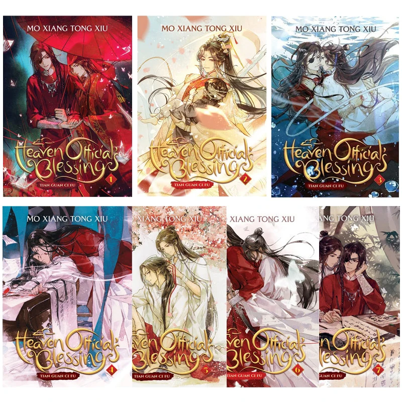 1-4 / 1-6 / 1-7 Volume Tian Guan Ci Fu Genuine English Novel Heaven Official Blessing Mo Xiang Tong Xiu Novel Comic