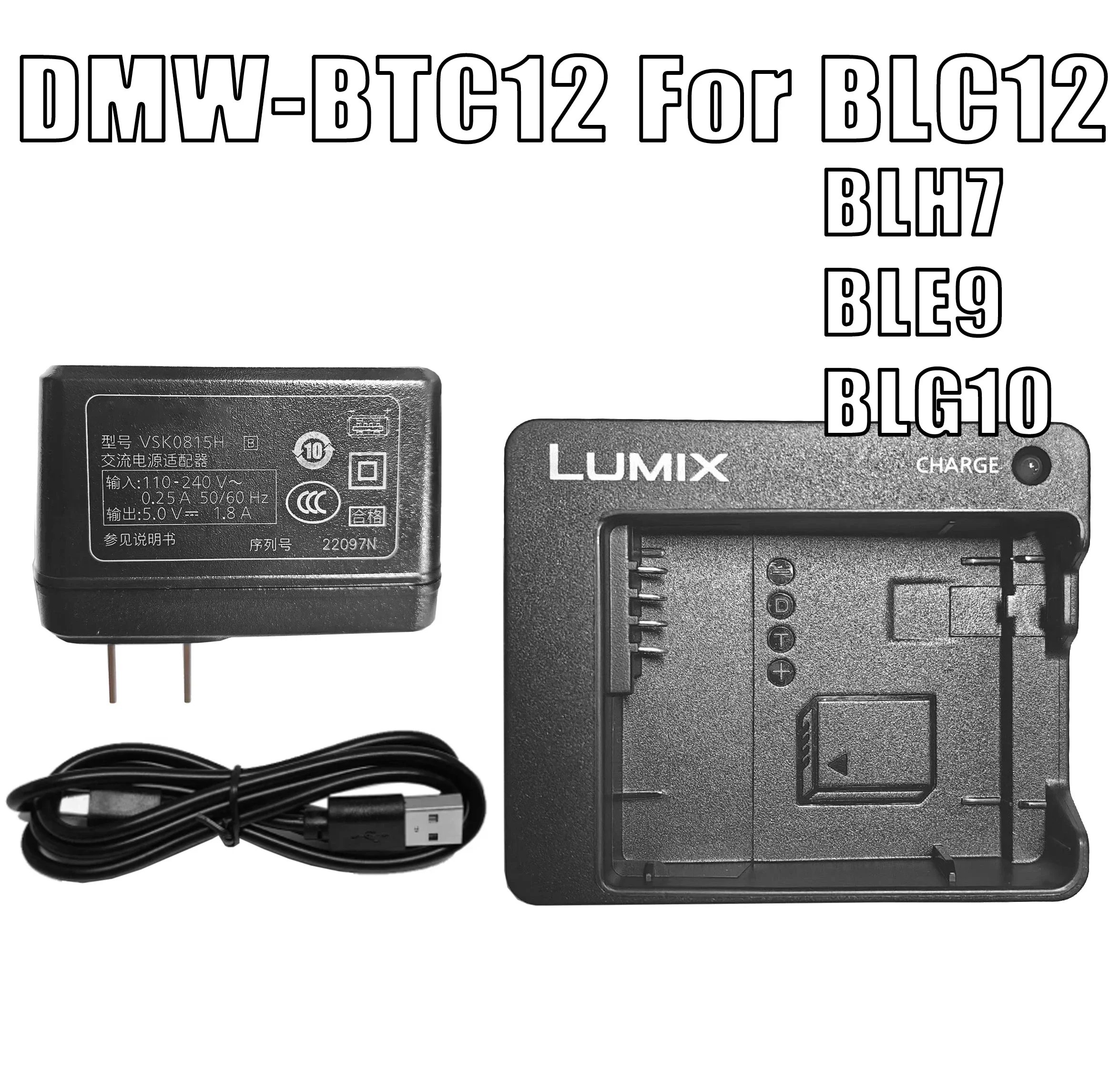 Genuine DMW-BTC12G DMWBTC12G For Panasonic DMW-BLC12 BLE9 BLG10 BLH7 Battery DMC-GH2 FZ200 FZ1000 G6 G85 95 GX8G7G8 GF3 GF5 GF6